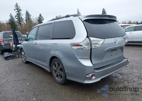 2011 Toyota Sienna Se from USA, damaged, VIN 5TDXK3DC9BS059465